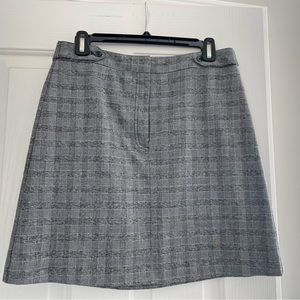 BANANA REPUBLIC A-Line Plaid Skirt
